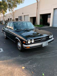 Коллекционная Audi 100 LS 1974 года выпуска