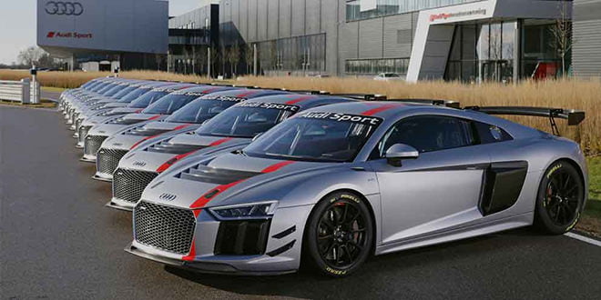Отгружена первая партия гоночных Audi R8 LMS GT4