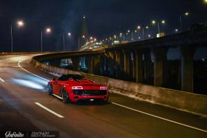 Родстер Audi R8 Spyder в обвесе Liberty Walk