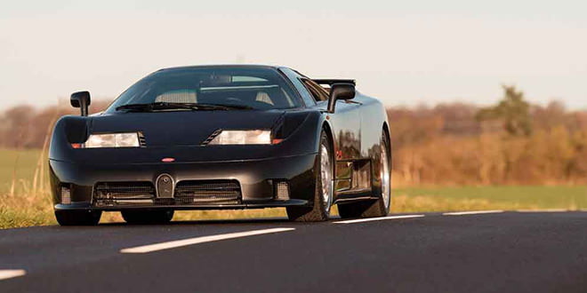 Bugatti EB110 GT 1993 года уйдет с молотка за $950 000 | фото
