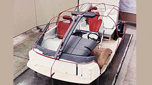 Каркас минивэна Lamborghini Genesis от Bertone. 1988 год