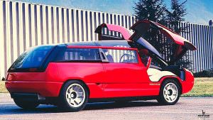 Минивэн с крыльями-чайки Lamborghini Genesis