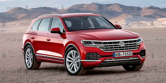 Новый Volkswagen Touareg покажут в апреле 2018 года