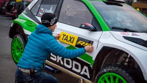 Ралли-такси Skoda Fabia R5