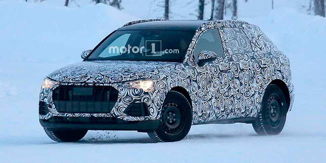 Следующая Audi Q3 проходит испытания в снегах | шпионские фото