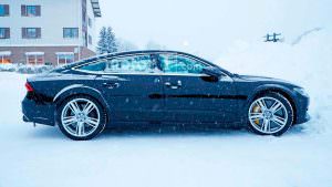 Зимние тесты мула Audi RS7 Sportback второго поколения