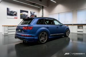 Матовый синий Audi SQ7 от ABT Sportsline и Vossen Wheels