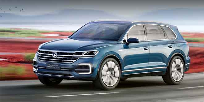 Новый Volkswagen Touareg 2018 заметили без маскировки