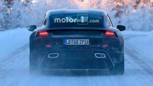 Фальшивые выхлопные трубы Porsche Mission E