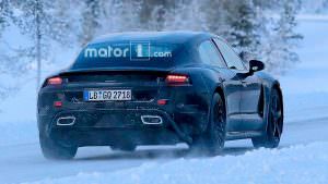 Зимние испытания Porsche Mission E