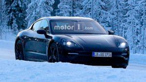 Зимние тесты Porsche Mission E