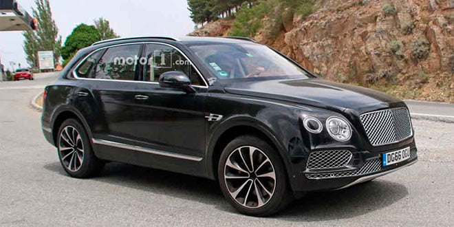 Гибрид Bentley Bentayga официально покажут в Женеве