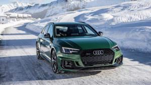 Новое поколение Audi RS4 Avant и Швейцарские Альпы зимой