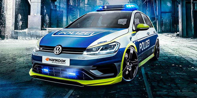Полицейский Volkswagen Golf 400R от Oettinger. 1 из 1 | фото