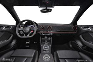 Тюнинг салона Audi RS3 Sedan от Neidfaktor