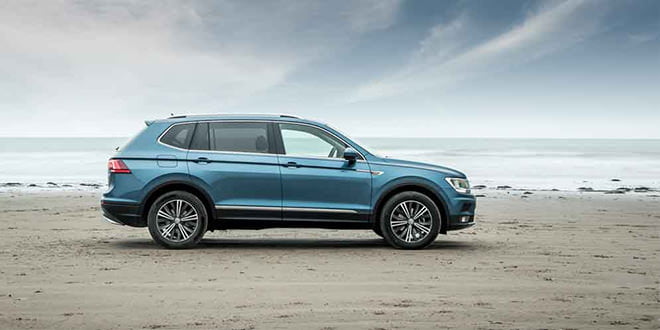Длиннобазный VW Tiguan Allspace уже в Британии: цена от £29 370