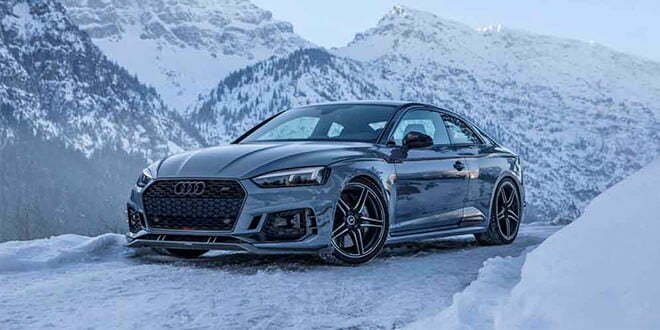 Эффектные фото Audi RS5-R от ABT Sportsline в Альпах