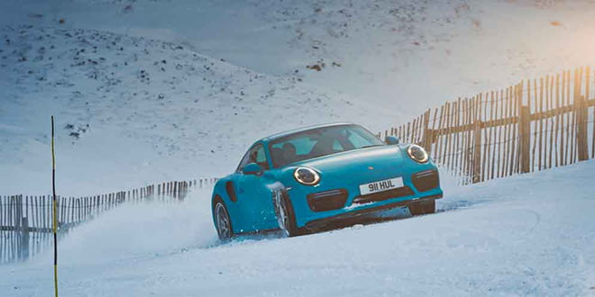 Porsche 911 Turbo S - король горнолыжного курорта | видео