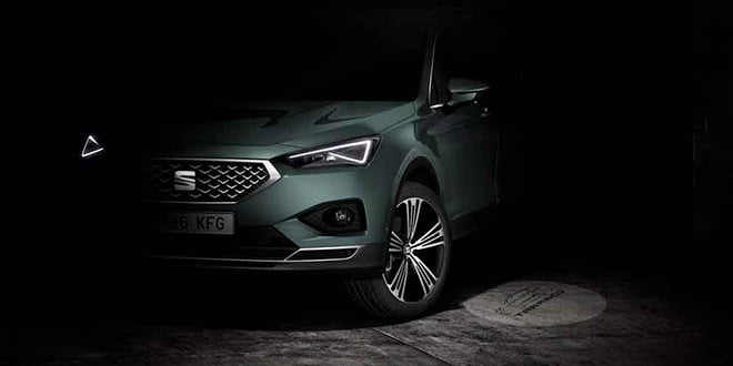 Большой кроссовер SEAT Tarraco показал свое лицо на скетче