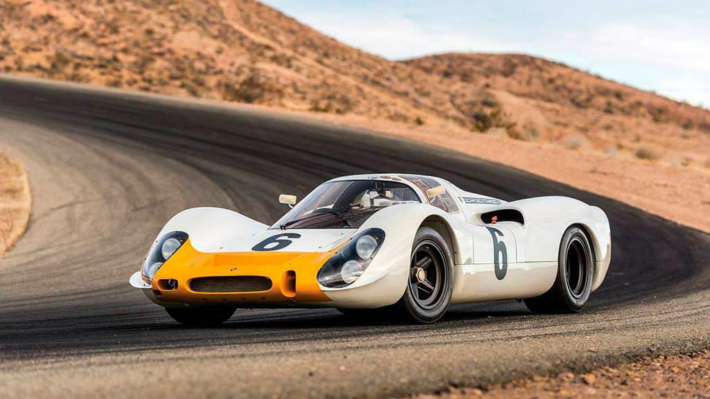 Porsche 908 K. Участник гонки 1000 км Спа 1968 года