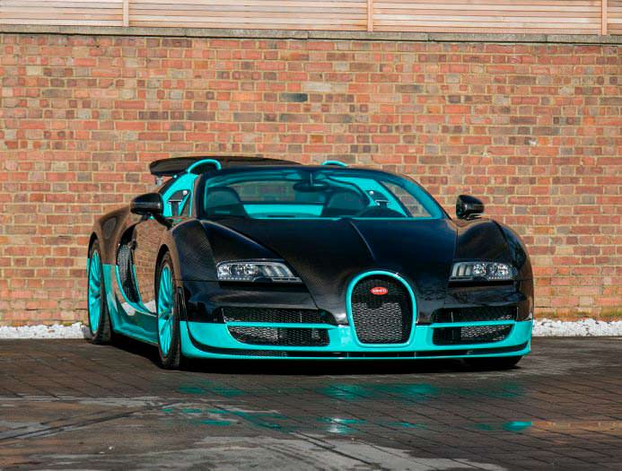 Единственный Bugatti Veyron Tiffany Edition