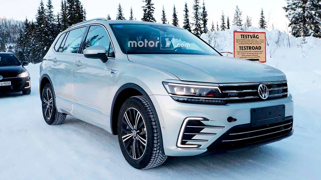 Зимние испытания Volkswagen Tiguan PHEV 2018