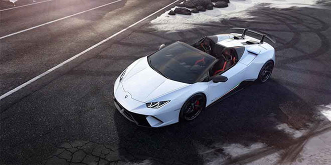 Новая Lamborghini Huracan Performante Spyder официально