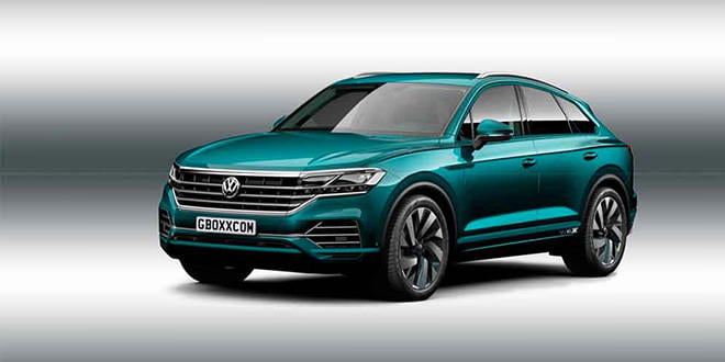 Рендер Volkswagen Touareg Coupe, неофициально