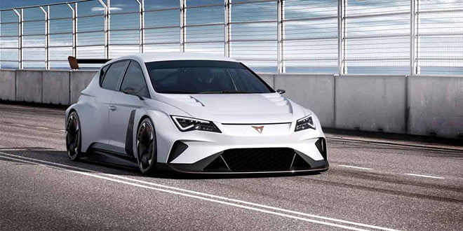 Cupra показала гоночный электрический хэтчбек e-Racer | фото
