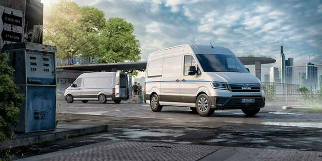 Новый электрофургон MAN eTGE - альтернатива VW e-Crafter