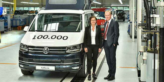 С конвейера сошел 100000-й кемпер Volkswagen California | фото