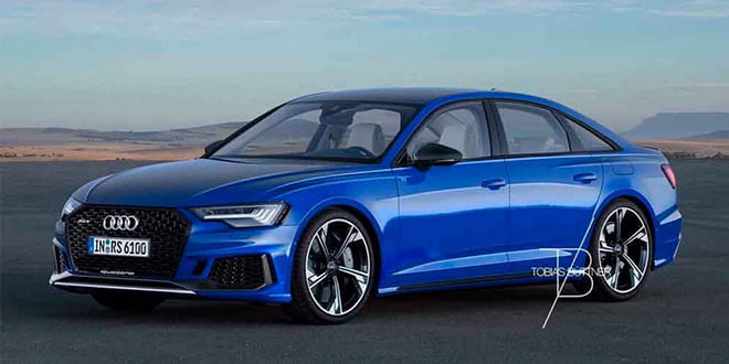 Седан Audi RS6 нового поколения на неофициальном рендере