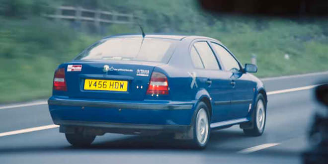 Старая Skoda Octavia TDI проехала 1 299 км на одном баке