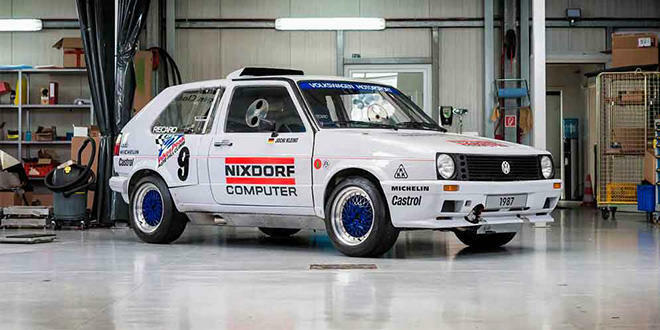 Гоночный Volkswagen Golf с двумя двигателями отреставрирован