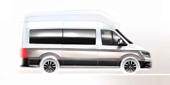 Новый кемпер Volkswagen покажут этим летом, первые тирезы