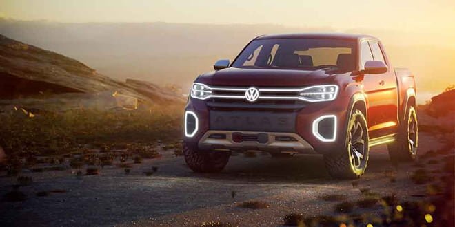 Volkswagen планирует серийный пикап из концепта Atlas Tanoak