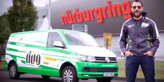 Стандартный VW Transporter - самый быстрый вэн Нюрбургринга