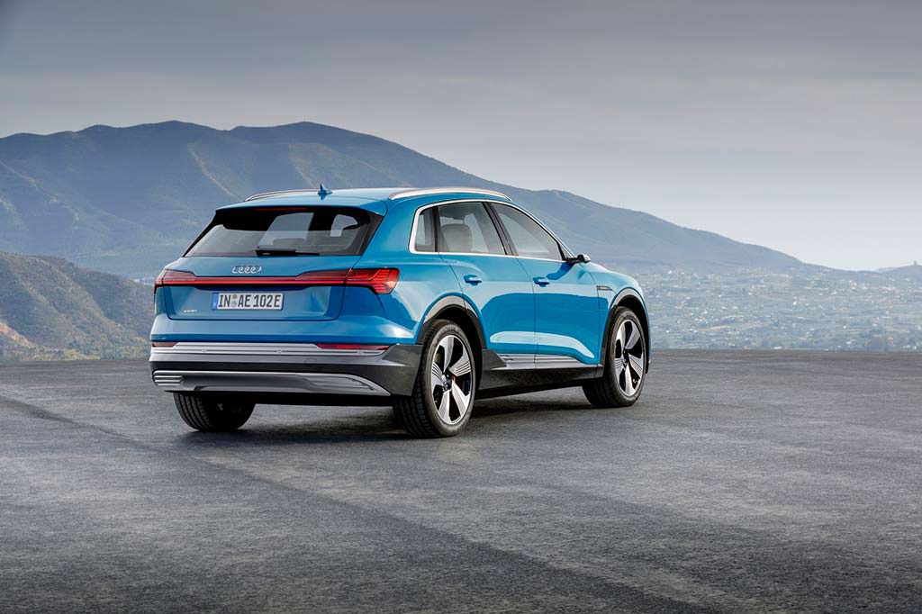 Audi e-tron Antigua blue