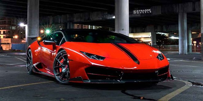 Lamborghini Huracan LP 580-2 на дисках Strasse SM5R | фото