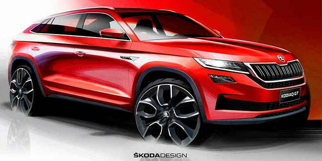 Skoda Kodiaq GT показали на тизерах как модель для Китая