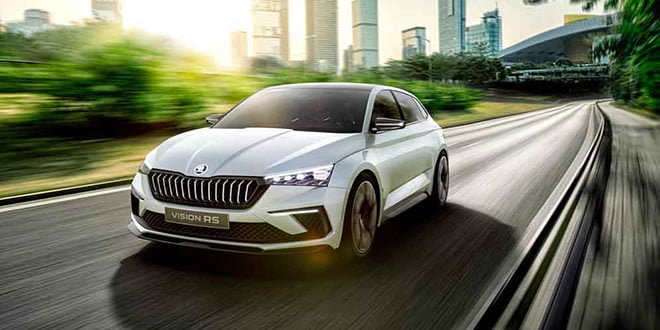 Гибридный хот-хэтч Skoda Vision RS уже в Париже | фото, инфо