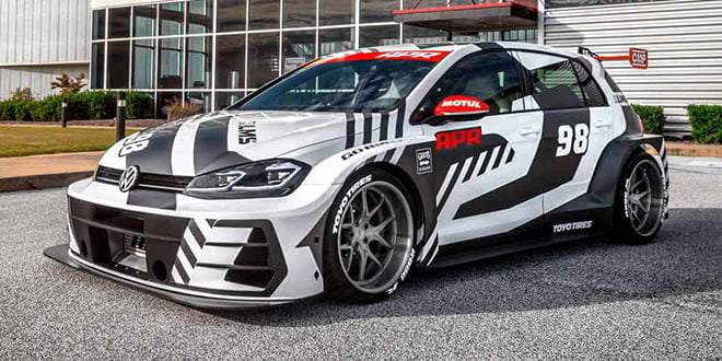 Гоночная стрела Volkswagen Golf RLMS: новый тюнинг APR | фото