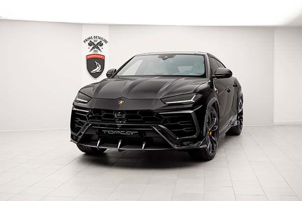 Черный Lamborghini Urus. Тюнинг от TopCar
