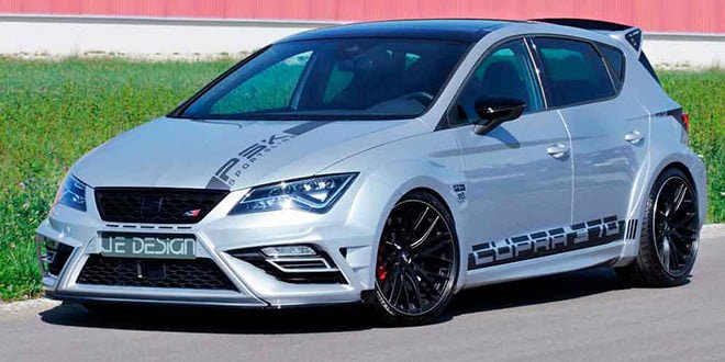 SEAT Leon Cupra 300 в широком боди-ките от JE Design | фото