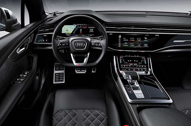 Фото внутри Audi SQ7 2020 года