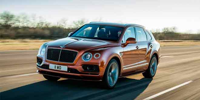 Bentley Bentayga Speed - самый быстрый внедорожник в мире | фото