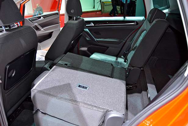 Конфигурация заднего дивана VW Golf Sportsvan