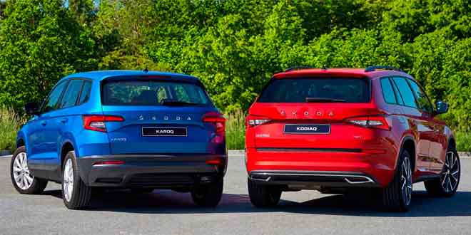 Skoda Karoq и Kodiaq пережили легкий рестайлинг | фото
