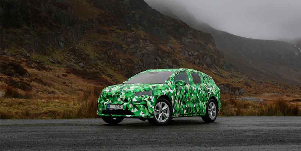 Skoda показала концепт электрокроссовера на испытаниях | фото