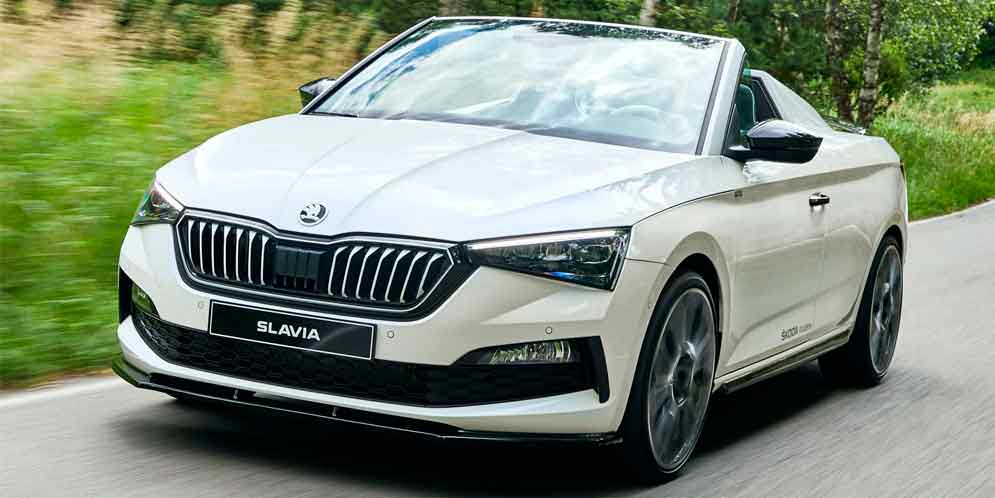 Кабриолет Skoda Slavia Concept показали официально | фото